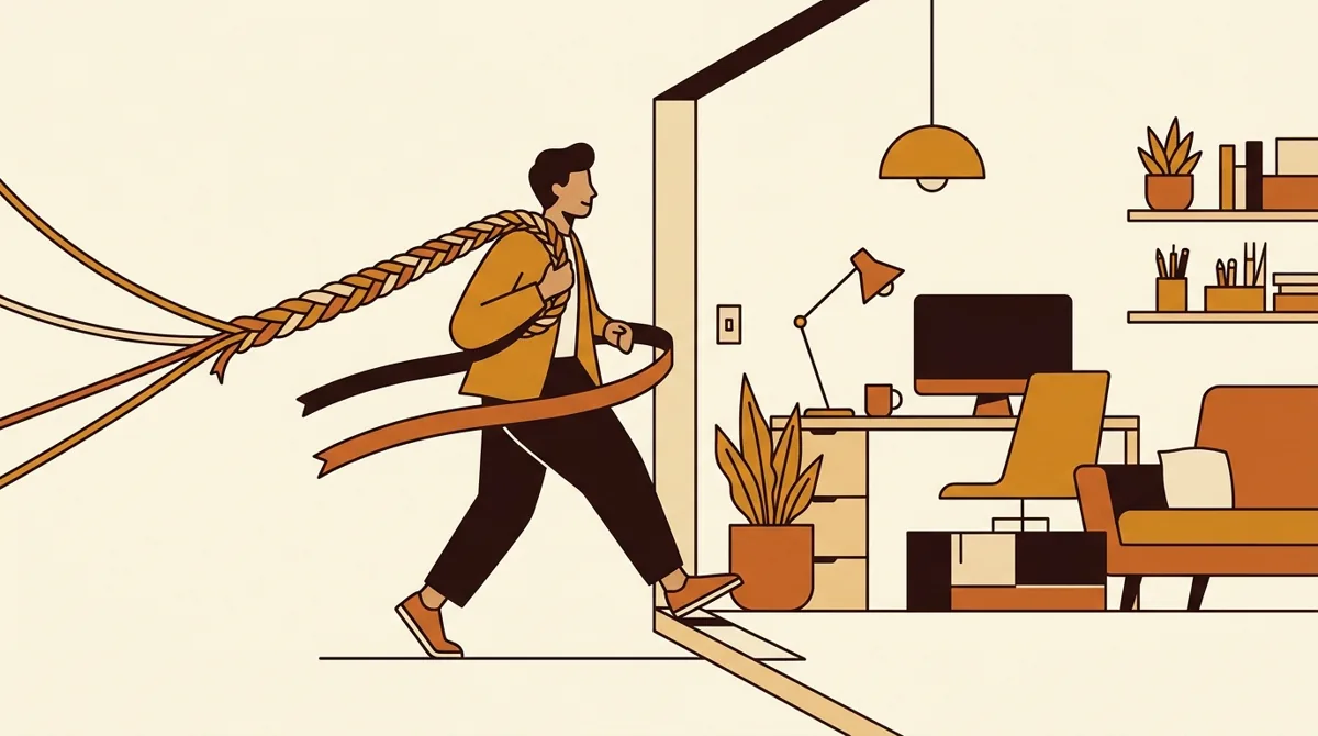 A creator crossing the finish line into a full-time studio